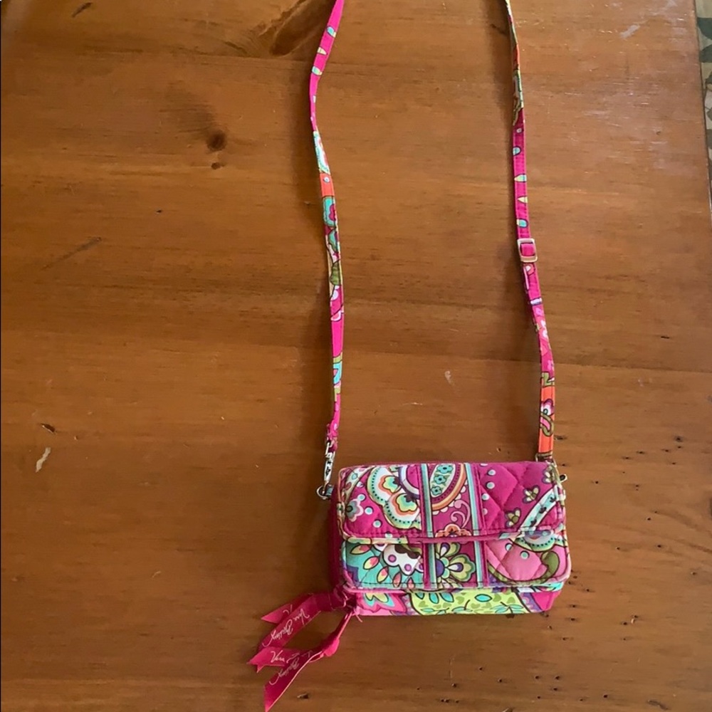 Vera Bradley Crossbody/wristlet wallet
